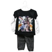 Wholesale - 2pc MEMBERS ONLY BOYS CREW NECK/PANT SET 3-ASST SIZE C/P 12, UPC: 194128386884